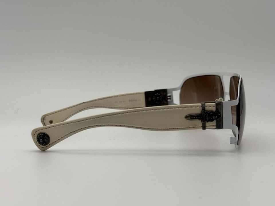 CHROME HEARTS クロムハーツ REHAB-1 ハラコ レオパードサングラス  