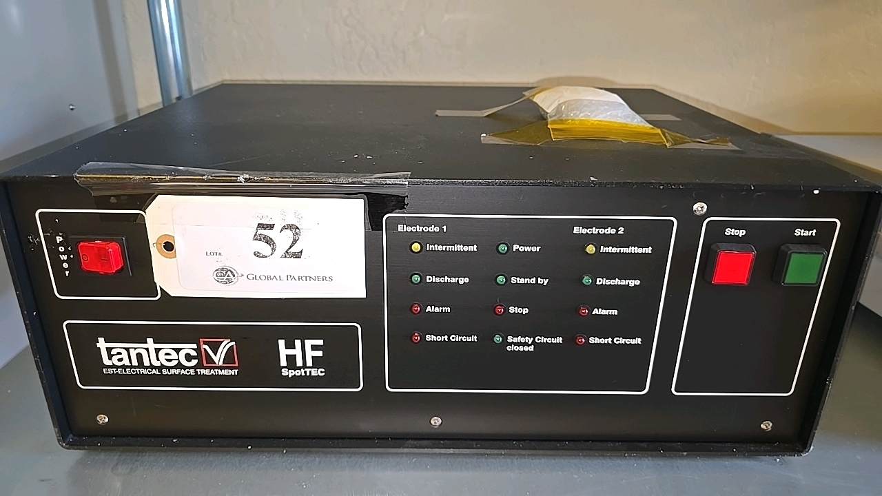 TANTEC EST- ELECTRICAL SURFACE TREATMENT HF SPOT TEC MODEL: D-71299 ...