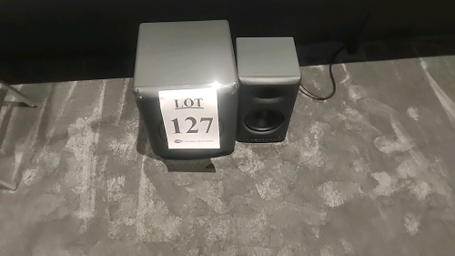 SURROUND SOUND SPEAKER SYSTEM INCLUDING (5)JBL LSR4328P AND (1) LSR4312SP