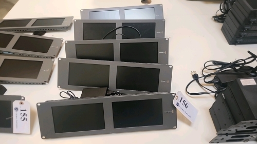 LOT OF FIVE (5) BLACKMAGIC DESIGN SMARTSCOPE DUO SCREENS