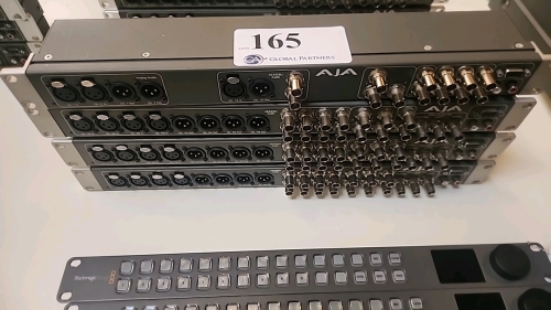 LOT OF (1) AJA KL AND (3) K3 BREAKOUT BOXES