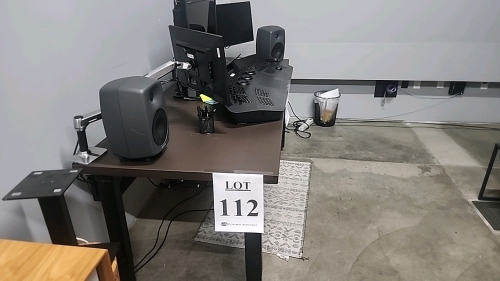 UPLIFT DESK ADJUSTABLE STANDING DESK/TABLE 36"x96"<br/><br/>TABLE ONLY CONTENTS NOT INCLUDED, DELAYED PICKUP