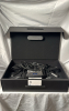 OCCULUS RIFT HEADSET MODEL HM-A KIT WITH BASE STATION AND CONTROLLERS.