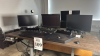 LOT OF WORKSTATION INCLUDING BLACKBOARD2 CONTROL SURFACE, (2) NEC 4K UHD LCD MONITORS MODEL EA271U, (1) SONY VIDEO MONITOR MODEL BVM-F250A, (1) SPL SURROUND CONTROL MONITOR MODEL 2489, AND (2) GENELEC 8030C SPEAKERS<br/><br/>STANDING DESK NOT INCLUDED