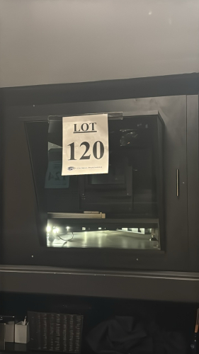 LOT OF (1) BARCO DP4K-P PROJECTOR AND EQUIPMENT INCLUDING (1) BITTREE SDI PATCH BAY, (1) GEFEN 4X1 DVI SWITCHER (1) ONKYO AV CONTROLLER MODEL PR-RZ5100, (1) BLACKMAGIC TERRANEX MINI 12G-SDI TO QUAD SDI CONVERTER, (1) BLACKMAGIC HDMI TO SDI 6G MINICONVERTE