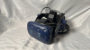 HTC VIVE PRO HEADSET KIT WITH CONTROLLERS, BASE STATIONS AND HDMI CABLE ADAPTER.