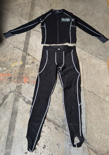 VICON MOTION CAPTURE SUIT INCLUDING HARD CARRYING CASE, SOFT CARRY BAG, PEARL MARKERS, TAPE, VELCRO, AND MISC MOTION CAPTURE ACCESSORIES , SIZE: S)