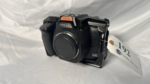 BLACKMAGIC DESIGN POCKET CINEMA 6K PRO CAMERA WITH SMALLRIG AND PELICAN CASE