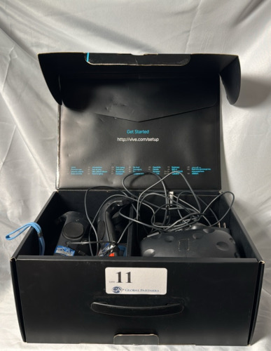 HTC VIVE HEADSET KIT WITH CONTROLLERS, BASE STATIONS, AND HDMI INTERFACE