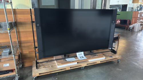 MICROSOFT SURFACE HUB 84. INCLUDES DOLLY AND ONE STYLUS