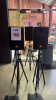 LOT OF TWO (2) BEHRINGER 800W 2-WAY PA SPEAKERS WITH STANDS MODEL B212XL