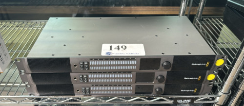 LOT OF THREE (3) BLACKMAGIC DESIGN AUDIO MONITORS