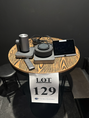 YEALINK MSPEECH AI MEETING SPEAKER PHONE, UVC84 CONFERENCE CAMERA, MTOUCH2 PANEL, MCORE MINIPC, AND REMOTE