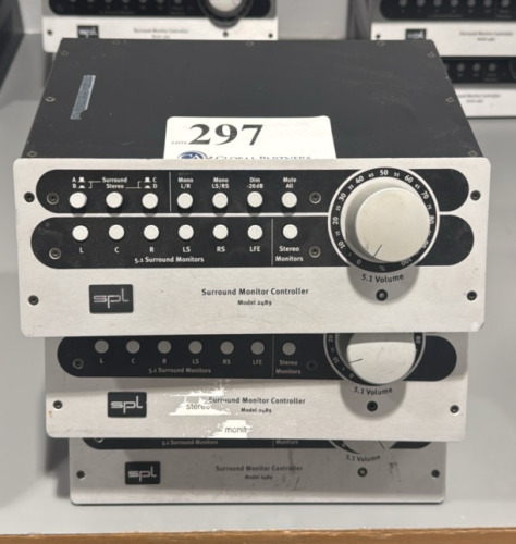 LOT OF (3) SPL SURROUND MONITOR CONTROLLERS MODEL 2489