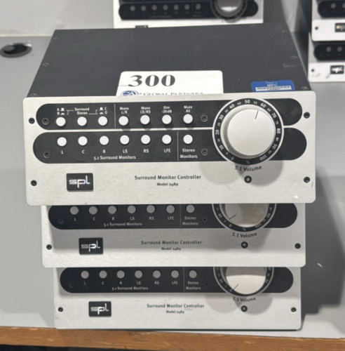 LOT OF (3) SPL SURROUND MONITOR CONTROLLERS MODEL 2489