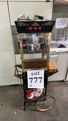 Olde midway popcorn machine