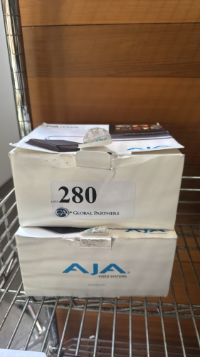 LOT OF (2) AJA PAK DOCKS