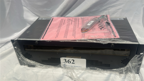 LOT (3) EVERTZ 500FR SWITCHES: (QTY. 1) EVERTZ EXPONENT HIGH DENSITY DISTRIBUTION FRAME MODEL: 500FR WITH (3) 500ADA MODULES, AND (1) 500FC MODULE, (QTY. 2) EVERTZ EXPONENT HIGH DENSITY DISTRIBUTION FRAME MODEL: 500FR WITH (1) 500ADA AND (1) 500FC MODULE