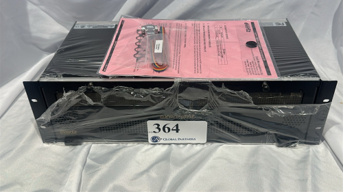 LOT (2) EVERTZ 500FR: (QTY.1)EVERTZ EXPONENT HIGH DENSITY DISTRIBUTION FRAME MODEL: 500FR WITH (1) 500ADA AND (1) 500FC MODULES, AND (QTY.1) EVERTZ EXPONENT HIGH DENSITY DISTRIBUTION FRAME MODEL: 500FR WITH (1) 500ADA MODULE