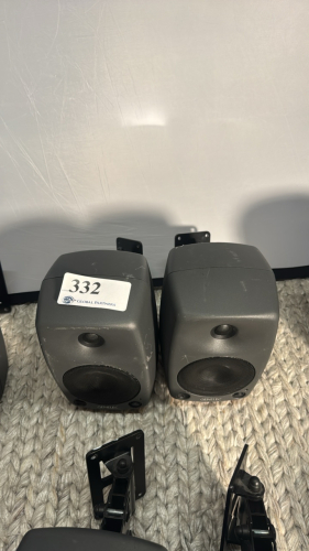 LOT OF (2) GENELEC 8030 SPEAKERS