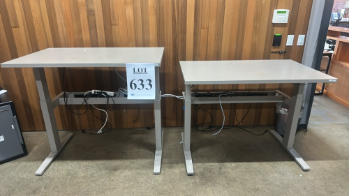 LOT (2) HERMAN MILLER STANDING DESKS,, 47&rdquo; L x 29&rdquo;W