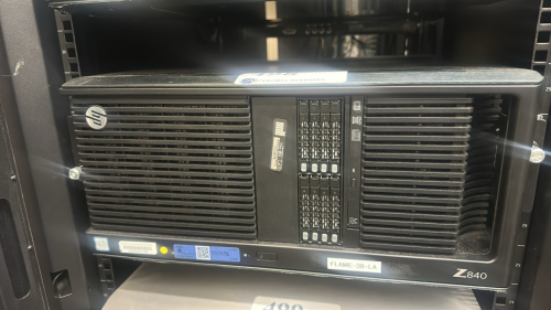 HP Z840 INTEL XEON WORKSTATION WITH (8) SAMSUNG SOLID STATE DRIVES