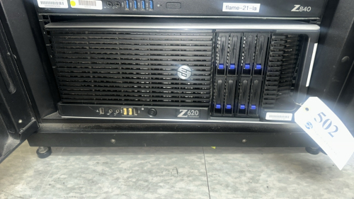 HP Z620 INTEL XEON WORKSTATION WITH (8) SAMSUNG SOLID STATE DRIVES