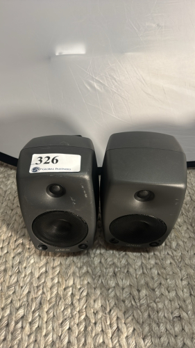 LOT OF (2) GENELEC 8030 SPEAKERS