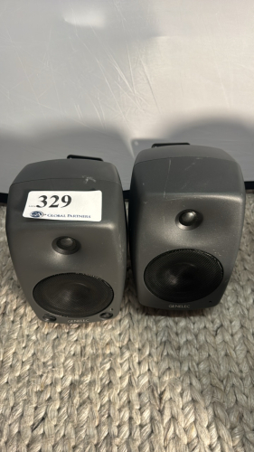 LOT OF (2) GENELEC 8030 SPEAKERS