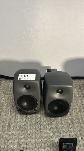LOT OF (2) GENELEC 8030 SPEAKERS