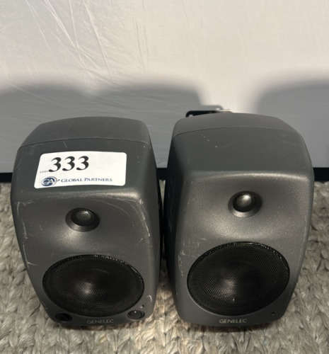 LOT OF (2) GENELEC 8030 SPEAKERS