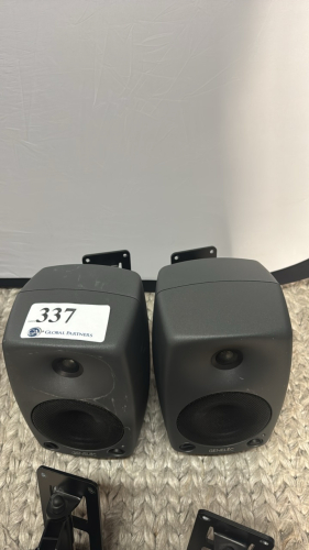 LOT OF (2) GENELEC 8030 SPEAKERS