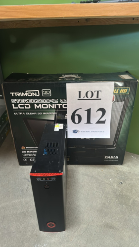 ORIGIN GAMING PC WHIT GTX 1080 GRAPHICS CARD, HP Z440 PC W/ GTX 180 GRAPHICS CARD (NO PASSWORDS)AND ZALMAN 24" 3D LCD MONITOR