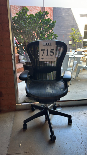Herman miller aeron chair, MEDIUM, 3 LEVERS