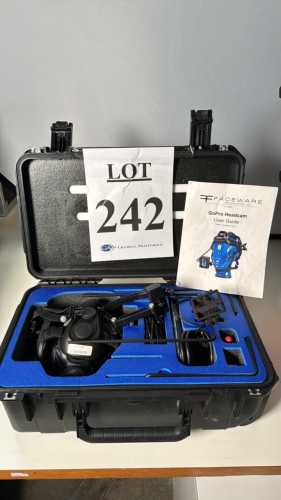 FACEWARE TECHNOLOGIES GOPRO HEADCAM KIT WITH HARD CASE