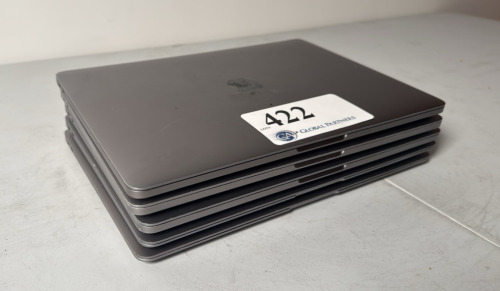 LOT OF (2) APPLE MACBOOK AIR MODEL A2337 AND (3) MACBOOK PRO MODEL A1708 FOR PARTS