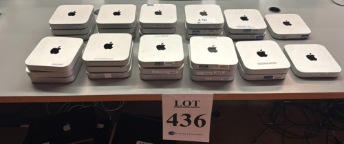 LOT OF (30) APPLE MAC MINI COMPUTERS (LOCKED)