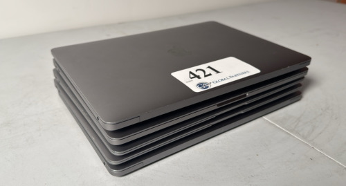 LOT OF (2) APPLE MACBOOK AIR MODEL A2337 AND (2) MACBOOK PRO MODEL A1708 (1) MACBOOK AIR MODEL A1932 FOR PARTS