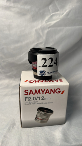 SAMYANG F2.0/12MM NCS CS ULTRA WIDE ANGLE LENS