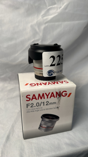 SIGMA 12MM F/2.0 FISHEYE LENS