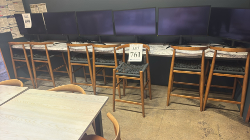 Lot of (7) bar stool