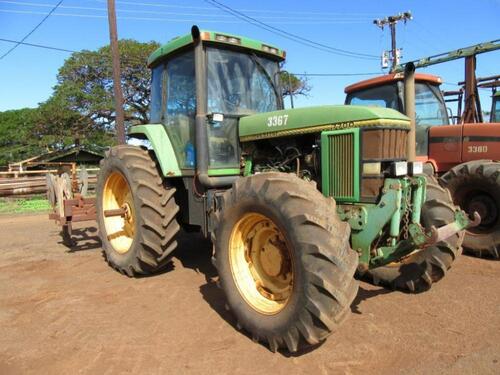 2000 JOHN DEERE 7700 RUBBER TIRE TRACTOR, VIN/SERIAL:RW770H008667, (HC&S No. 3367)