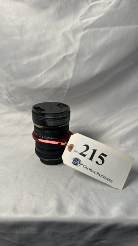 SIGMA 8MM F/3.5 EX DG FISHEYE LENS WITH CANON EF-EOS R RING MOUNT ADAPTER
