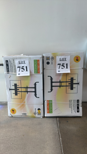 Lot of (2) north bayou mobile Tv stands