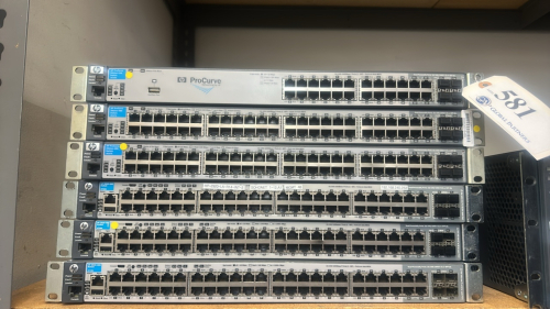 LOT (6) HP SWITCHES:
