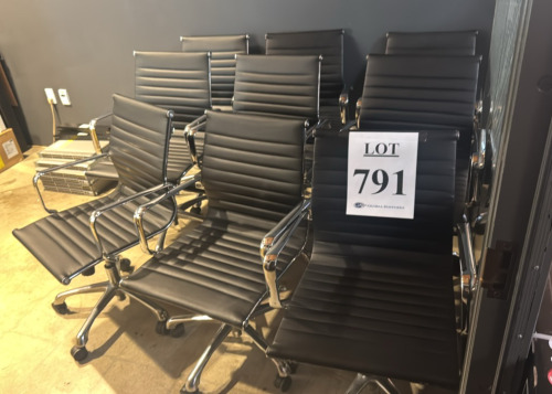 Lot of (12) office chairs