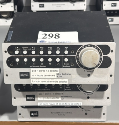 LOT OF (3) SPL SURROUND MONITOR CONTROLLERS MODEL 2489