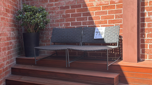Lot of (2) outdoor chairs