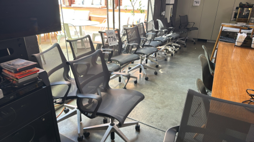 Lot of (8) office chairs