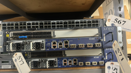 JUNIPER MX80 SWITCH WITH MIC-3D-20GE-SFP MODULE